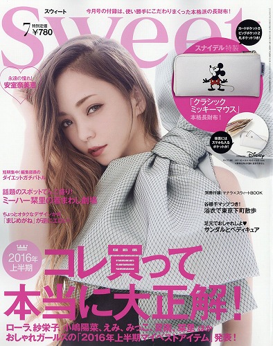 安室奈美恵ファッション雑誌表紙画像